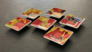 Plateelbakkerij Schoonhoven - AD VERSTIJNEN - Schaal met zes bakjes kopen? Bied vanaf 32!