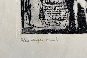 Jan Montyn - “Twee tekens” eigendruk kopen? Bied vanaf 85!