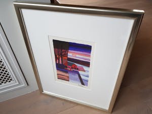 Ton Schulten - Zeefdruk 20/20 - Huisje in besneeuwd landschap kopen? Bied vanaf 199!