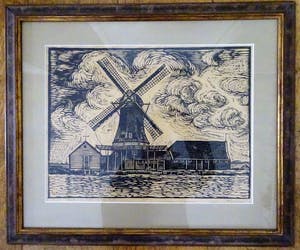 Willem Karel Rees - Molen "De Bonte Hen". kopen? Bied vanaf 40!