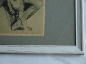 Kathe Kollwitz - “Tot und Weib” - Uit portfolio: Aus der Kollwitz-Mappe - ingelijst – ca 1930 kopen? Bied vanaf 10!