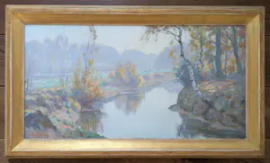 Johan Meijer - Herfstmorgen kopen? Bied vanaf 900!