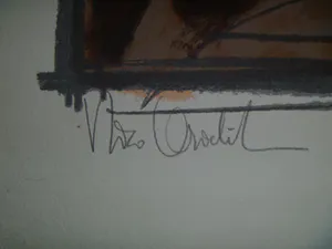 Nico Vrielink - fraaie zeefdruk op dik papier , genummerd 194 / 200 kopen? Bied vanaf 30!