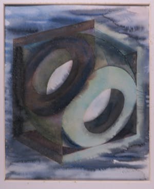 Piet van Mook - Aquarel, "DW12P" kopen? Bied vanaf 1!