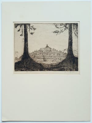 Jan Poortenaar - Boroboedoer, complete uitgave met 6 gesigneerde etsen kopen? Bied vanaf 250!