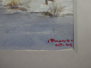 Niet of onleesbaar gesigneerd - Winterlandschap kopen? Bied vanaf 1!