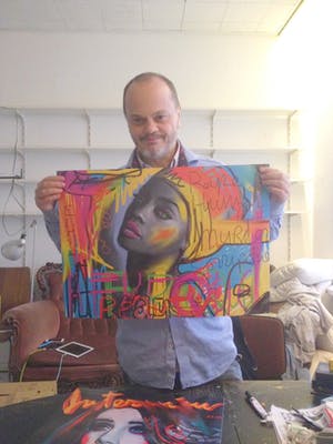 Peter Klashorst - Street Art Woman kopen? Bied vanaf 1!