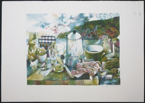 Nicolaas Wijnberg - Litho, Stilleven kopen? Bied vanaf 70!