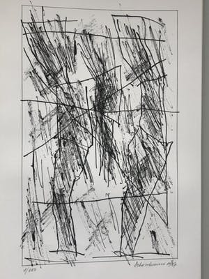 Jan Schoonhoven - Formatie map met 12 zeefdrukken 1/100 kopen? Bied vanaf 3450!