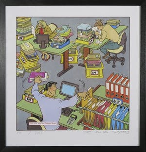 Theo van den Boogaard - Piëzografie, Dat is er een van Tempo-Team (Kantoor) - Ingelijst kopen? Bied vanaf 1!