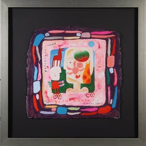 Wouter Stips - Zeefdruk, Verlangen naar geborgenheid - Ingelijst kopen? Bied vanaf 70!