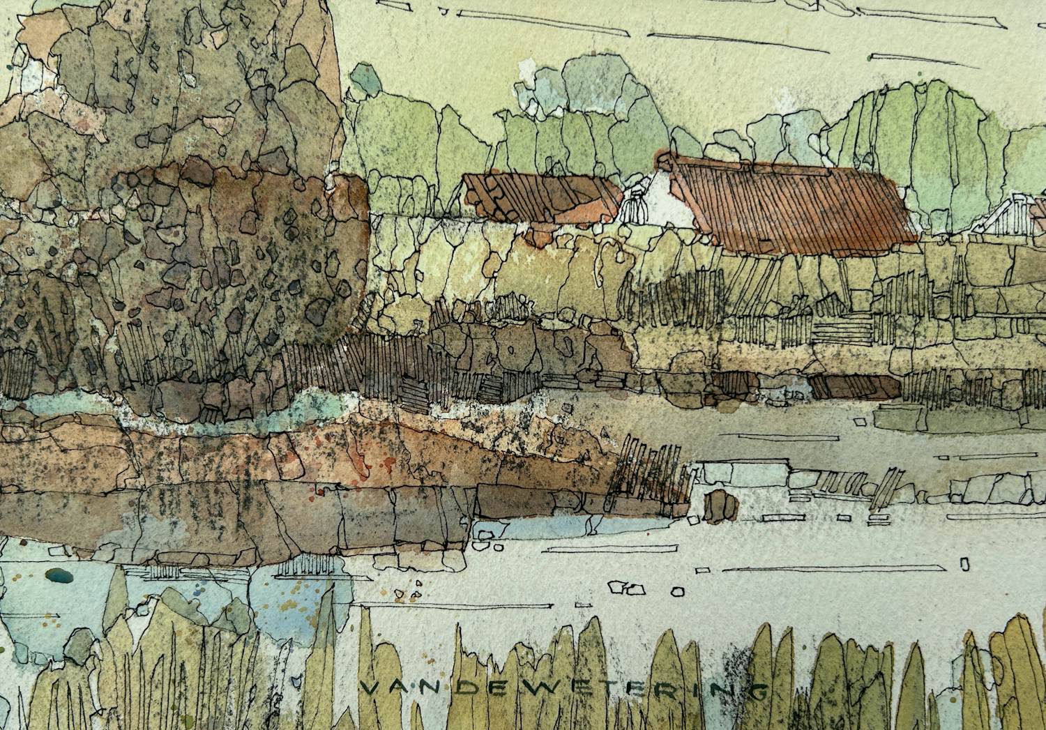 Kees van de Wetering - Landscape kopen? Bied vanaf 55!