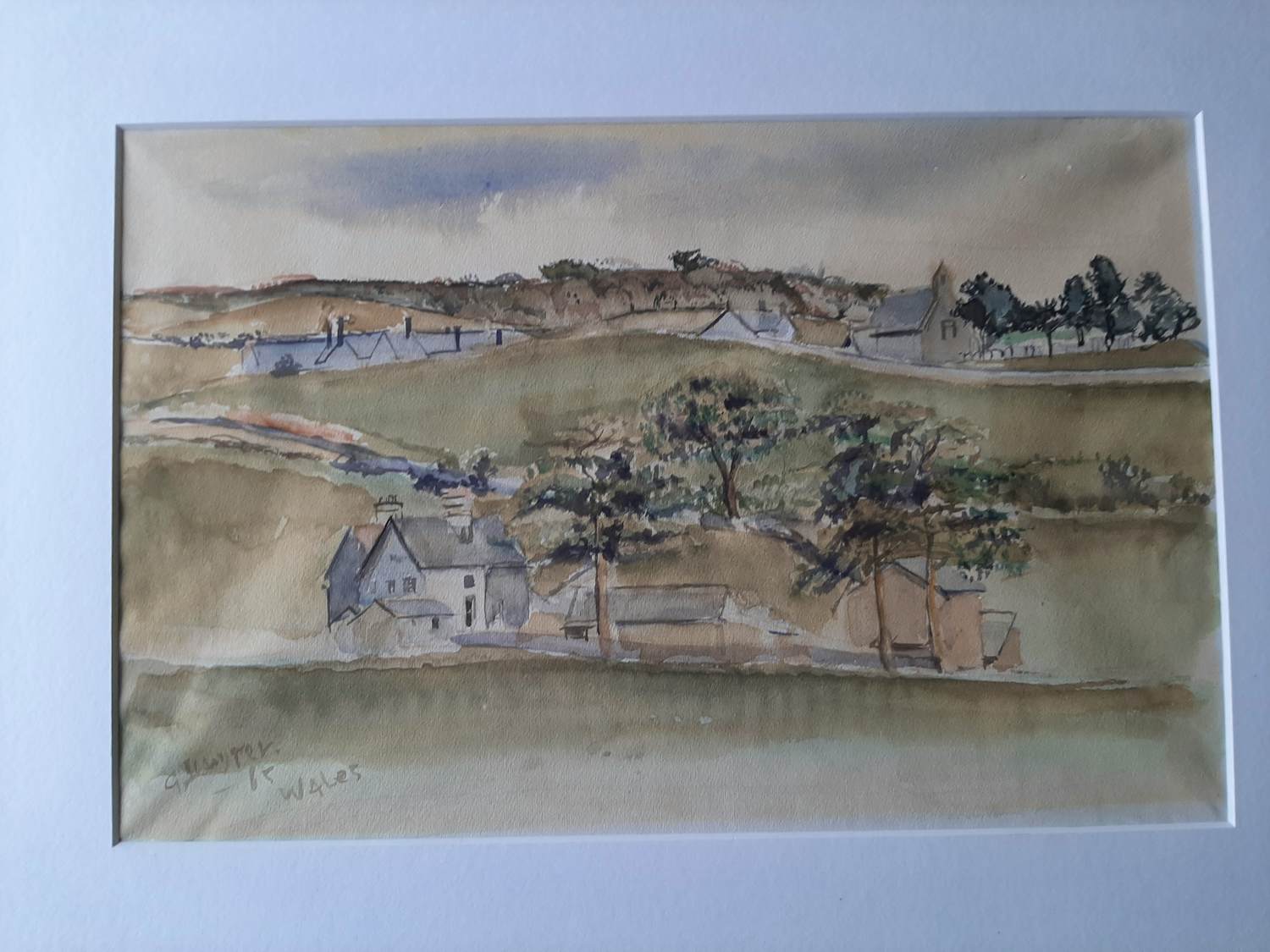Ger Sluijter - Aquarel, Titel, Wales. kopen? Bied vanaf 35!