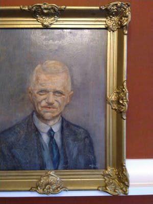 Niet of onleesbaar gesigneerd - Portret van Man - 1946 - gesigneerd kopen? Bied vanaf 1!