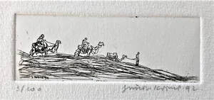 Simon Koene - Kameelruiters uitkijkend vanaf hoogte kopen? Bied vanaf 20!