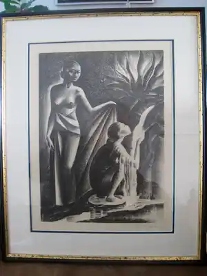 David Franklin Leavitt - "Moonlight Bath Java," vendu pour 380€ !