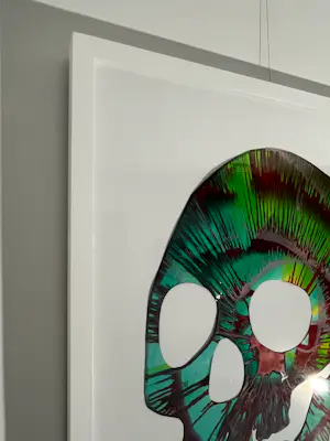 Damien Hirst - Skull Spin Painting - UNIEK - 2009 kopen? Bied vanaf 1995!