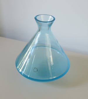 Vincenzo Nason - Lichtblauwe dikwandige wankelkaraf - Murano kopen? Bied vanaf 1!