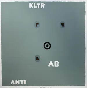 Buy Reinier Lucassen - handgesigneerde kleurenzeefdruk | 'KLTR AB ANTI'? Bid from 100!