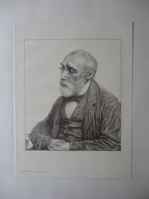 Jan Veth - portret van de schilder Jozef Israëls kopen? Bied vanaf 80!