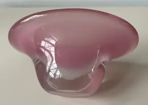 Cenedese - Roze en witte Geode glazen schaaltje kopen? Bied vanaf 20!