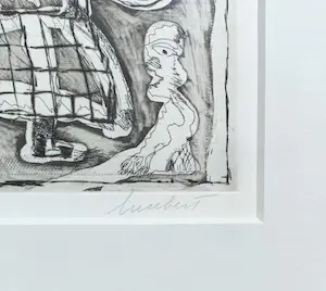 Lucebert - Jägermeister, ets (zeer netjes ingelijst) kopen? Bied vanaf 225!