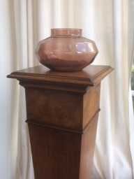 Willem Rozendaal - antieke optisch geblazen facet-geslepen fumi vaas kopen? Bied vanaf 40!