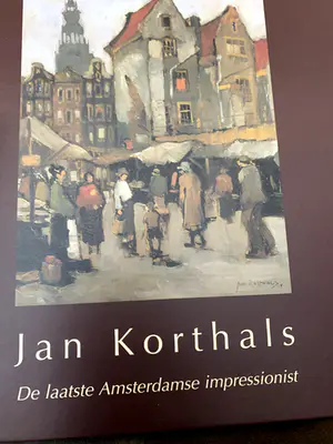 Jan Korthals - Amsterdams stadsgezicht kopen? Bied vanaf 2500!