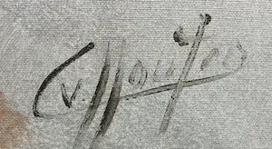 Caspar van Houten - Acryl op doek, Cow Duo (Groot) kopen? Bied vanaf 100!