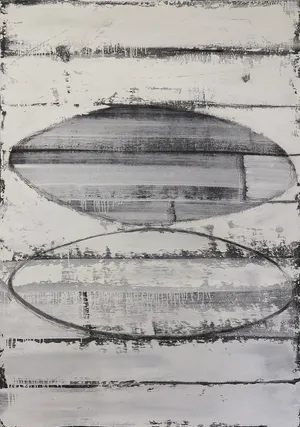 Harmen van der Tuin - Gemengde techniek op paneel, Tweeluik (Zeer groot) kopen? Bied vanaf 1!