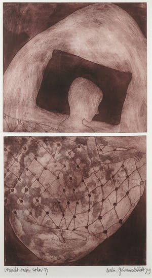 Johanna de Widt - Ets, Vorsicht mein Son - Ingelijst kopen? Bied vanaf 1!