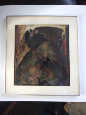 Annabel König - abstracte compositie kopen? Bied vanaf 40!