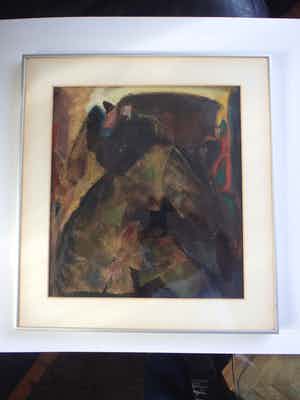 Annabel König - abstracte compositie verkocht voor € 40!