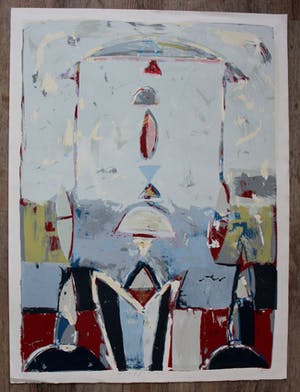 Piet Warffemius - Zeefdruk - 1985 kopen? Bied vanaf 49!