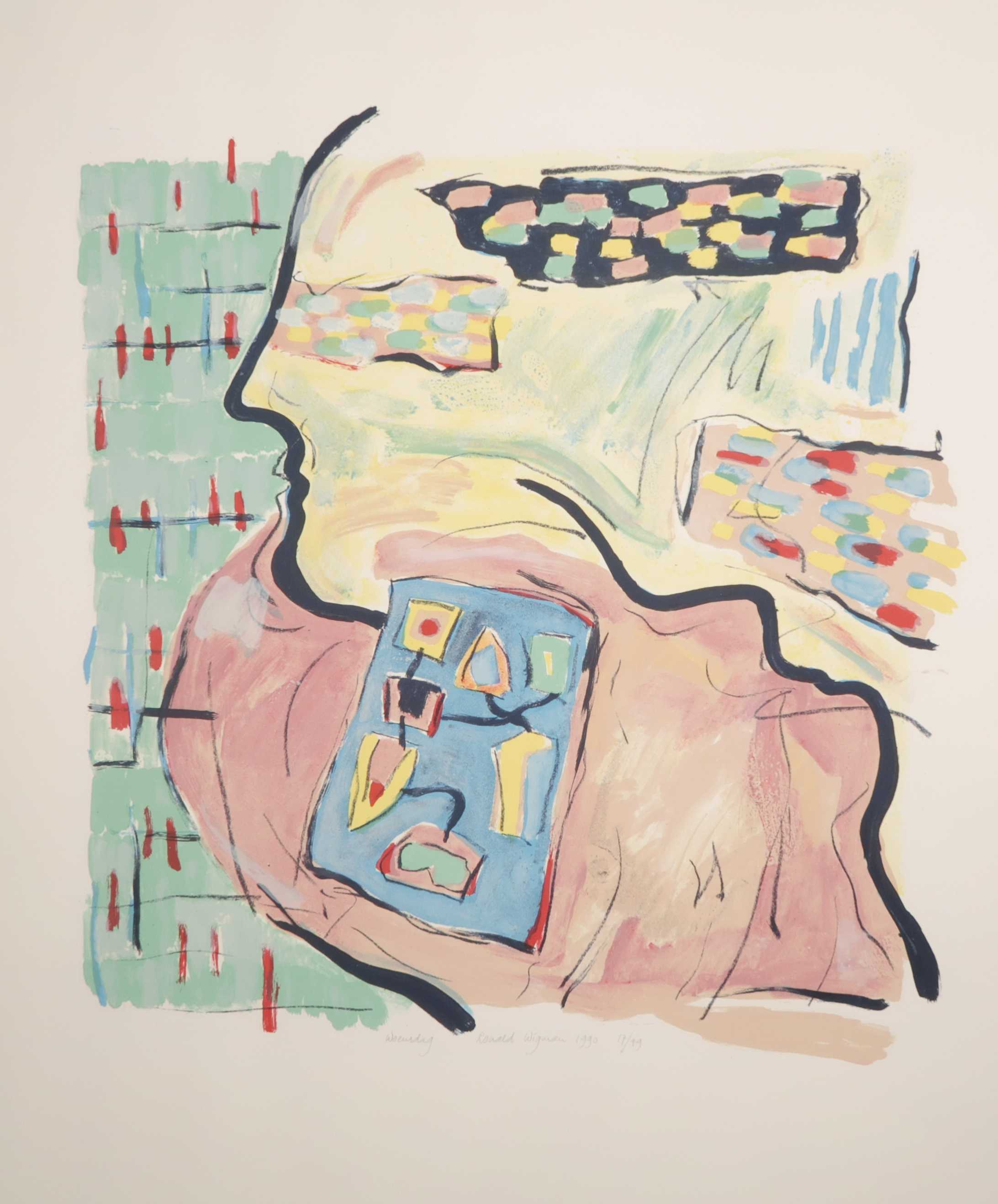 Ronald Wigman - Litho, Woensdag kopen? Bied vanaf 1!