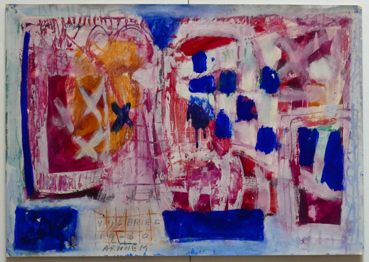 Ernst Vijlbrief - Abstracte Compositie 1960 kopen? Bied vanaf 175!
