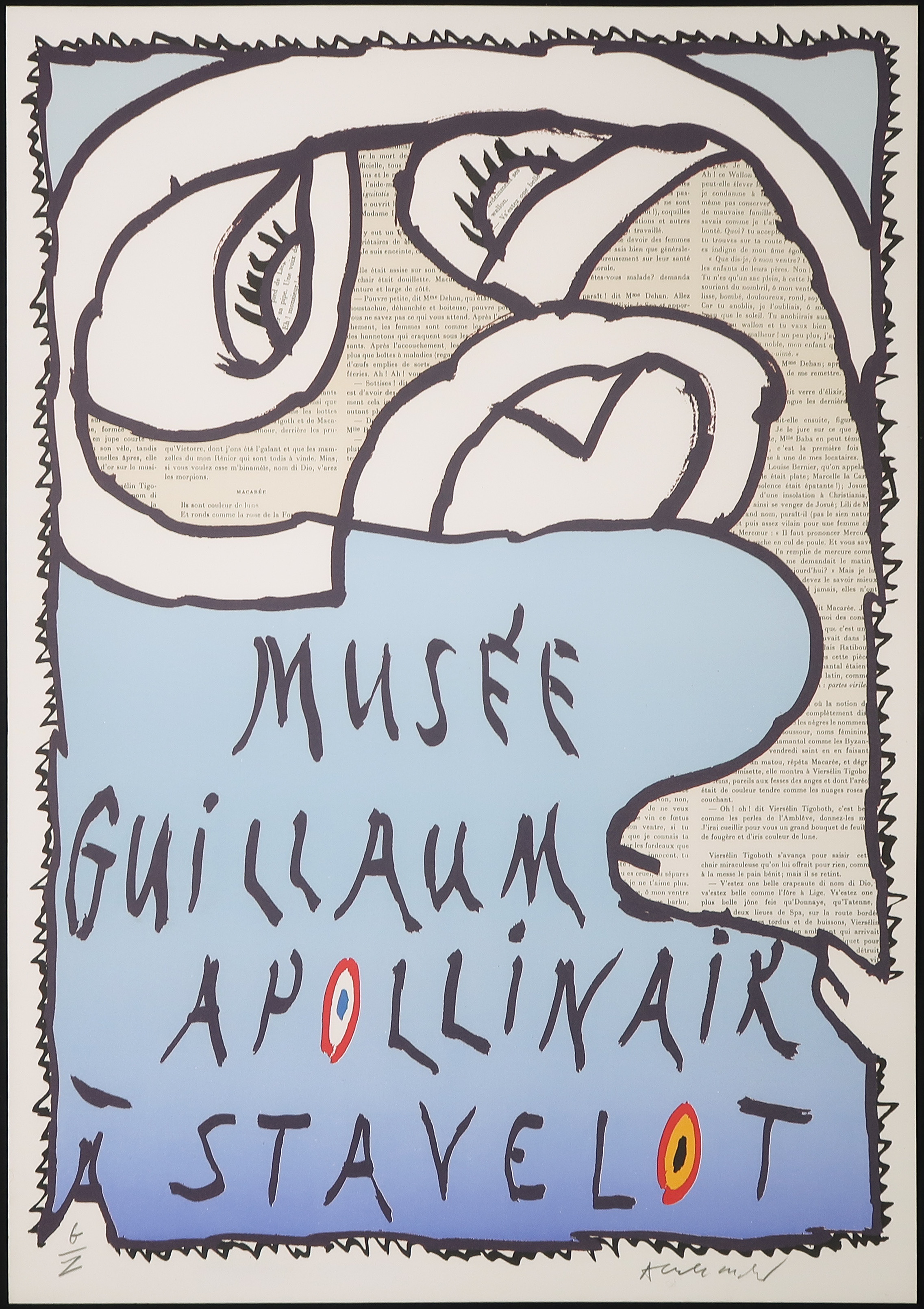 Pierre Alechinsky - Litho, Musee Guillaum Apollinair a Stavelot kopen? Bied vanaf 300!