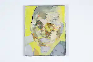 Irene van den Bos - acrylverf op canvas verkocht voor € 45!