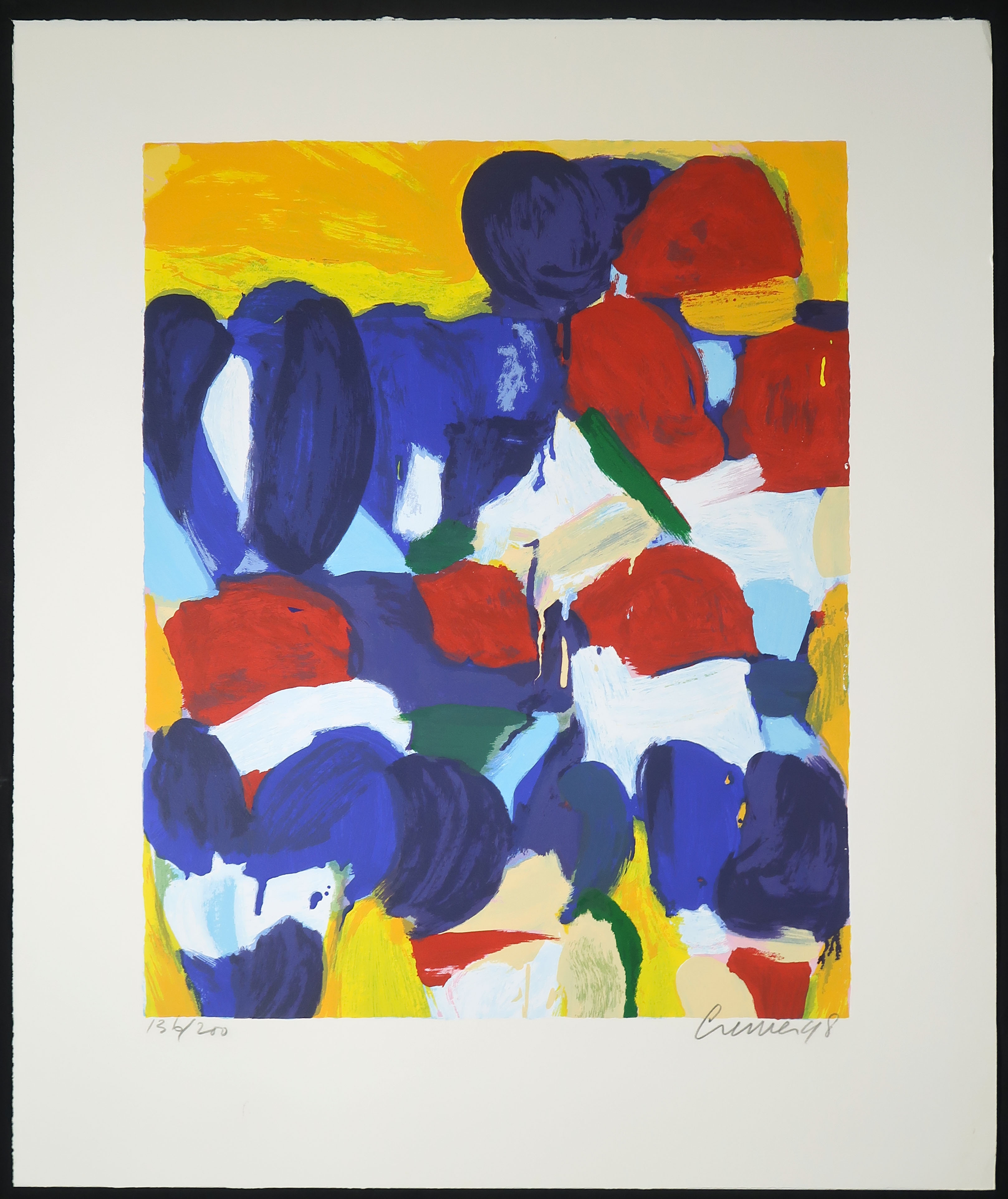 Jan Cremer - Zeefdruk, Tulpen kopen? Bied vanaf 150!