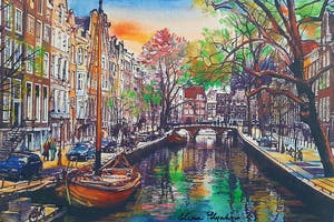 Elena Polyakova - Amsterdamse gracht kopen? Bied vanaf 70!