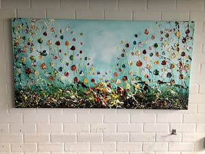 Gena - Flowers Blue kopen? Bied vanaf 300!