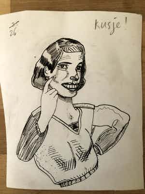 Pat Andrea - Kusje verkocht voor € 100!