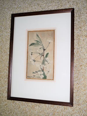 Johan Christiaan Kerkmeijer - Aquarel - Bloemen kopen? Bied vanaf 40!