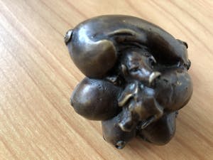 Brons (Onbekend) - Bronzen beeldje van " VARKENS " kopen? Bied vanaf 35!