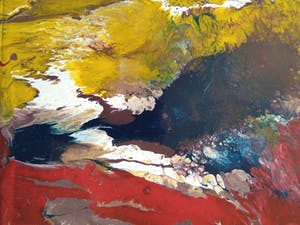 Niet of onleesbaar gesigneerd - Abstract acryl. kopen? Bied vanaf 10!