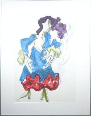 Jan Sierhuis - Litho, Flamenco - Ingelijst kopen? Bied vanaf 60!