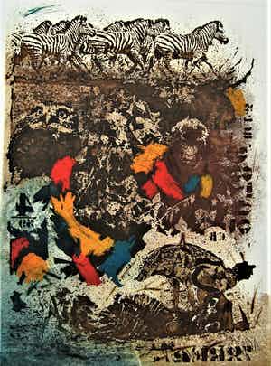 Simon Koene - Kudde zebra's verkocht voor € 30!