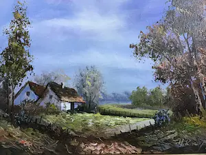 Henner Knauf - Landschapje kopen? Bied vanaf 1!
