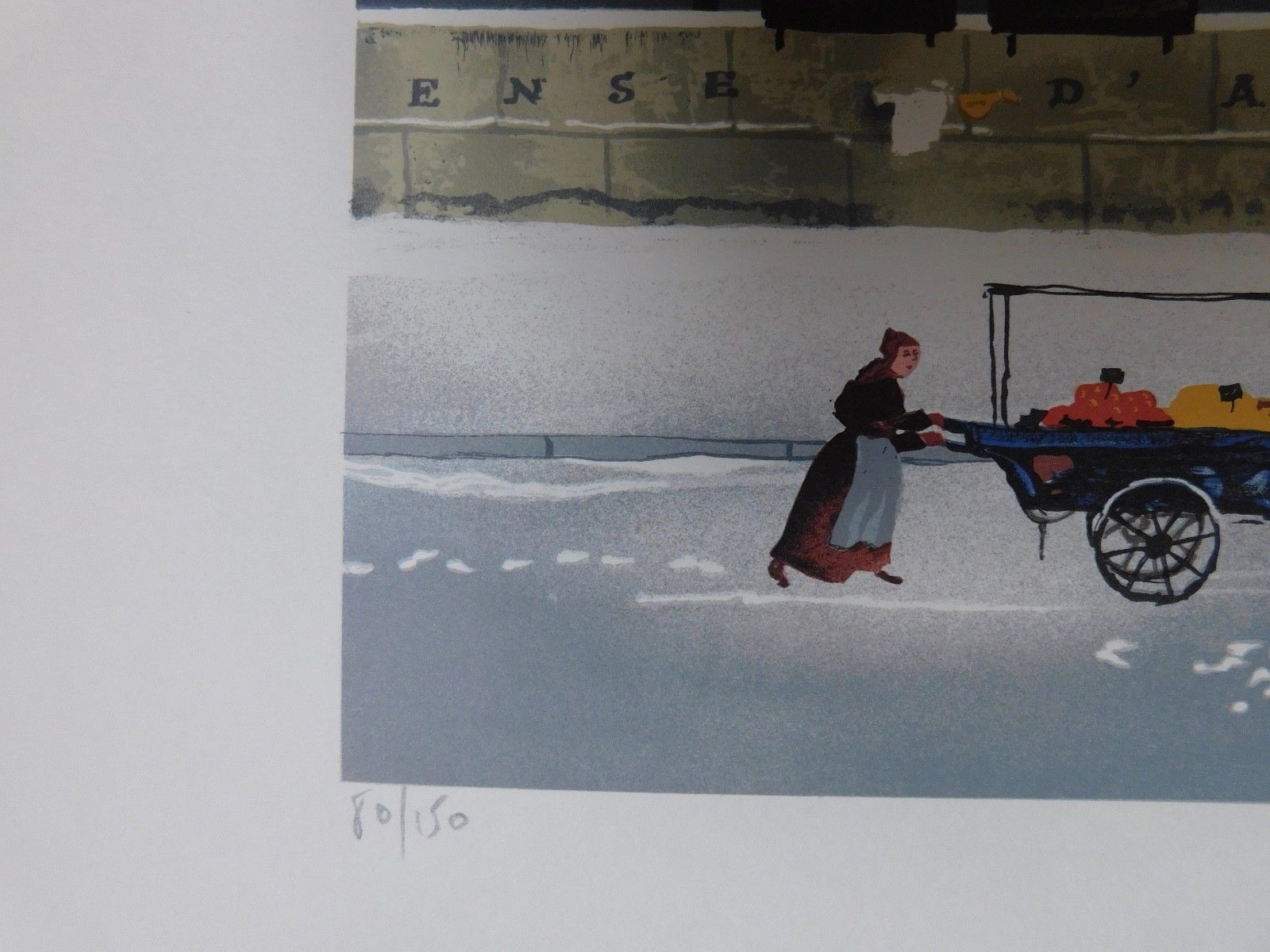 Michel Delacroix - La Neige sur la Seine kopen? Bied vanaf 80!