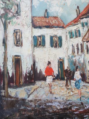 Jan van Vlaardingen - Stadsgezicht kopen? Bied vanaf 95!